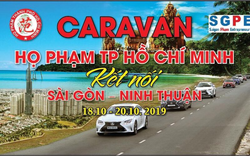 Caravan Sài Gòn – Ninh Thuận cùng Hội Đồng Họ Phạm Tp.HCM