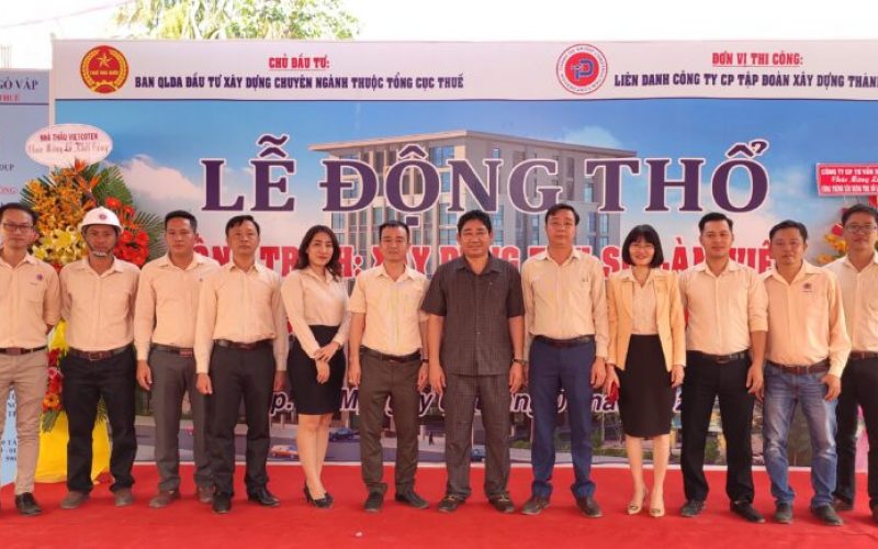 Tập đoàn Thành Đô khởi công xây dựng mới trụ sở Chi cục Thuế quận Gò Vấp