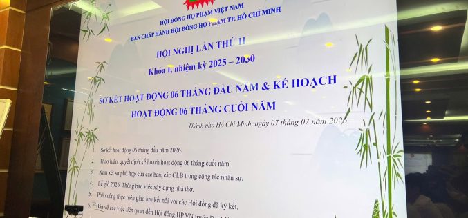 THAM DỰ HỘI NGHỊ SƠ KẾT HOẠT ĐỘNG 6 THÁNG ĐẦU NĂM 2026 VÀ TRIỂN KHAI KẾ HOẠCH CÔNG TÁC 6 THÁNG CUỐI NĂM