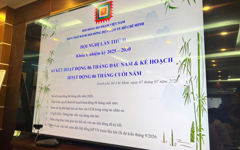 THAM DỰ HỘI NGHỊ SƠ KẾT HOẠT ĐỘNG 6 THÁNG ĐẦU NĂM 2026 VÀ TRIỂN KHAI KẾ HOẠCH CÔNG TÁC 6 THÁNG CUỐI NĂM